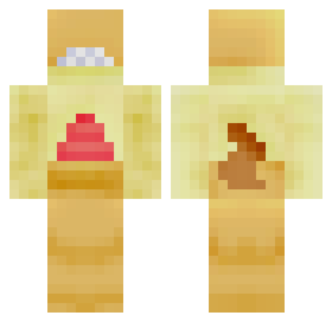 Gandoulf_Laigri Minecraft skin, front and back view
