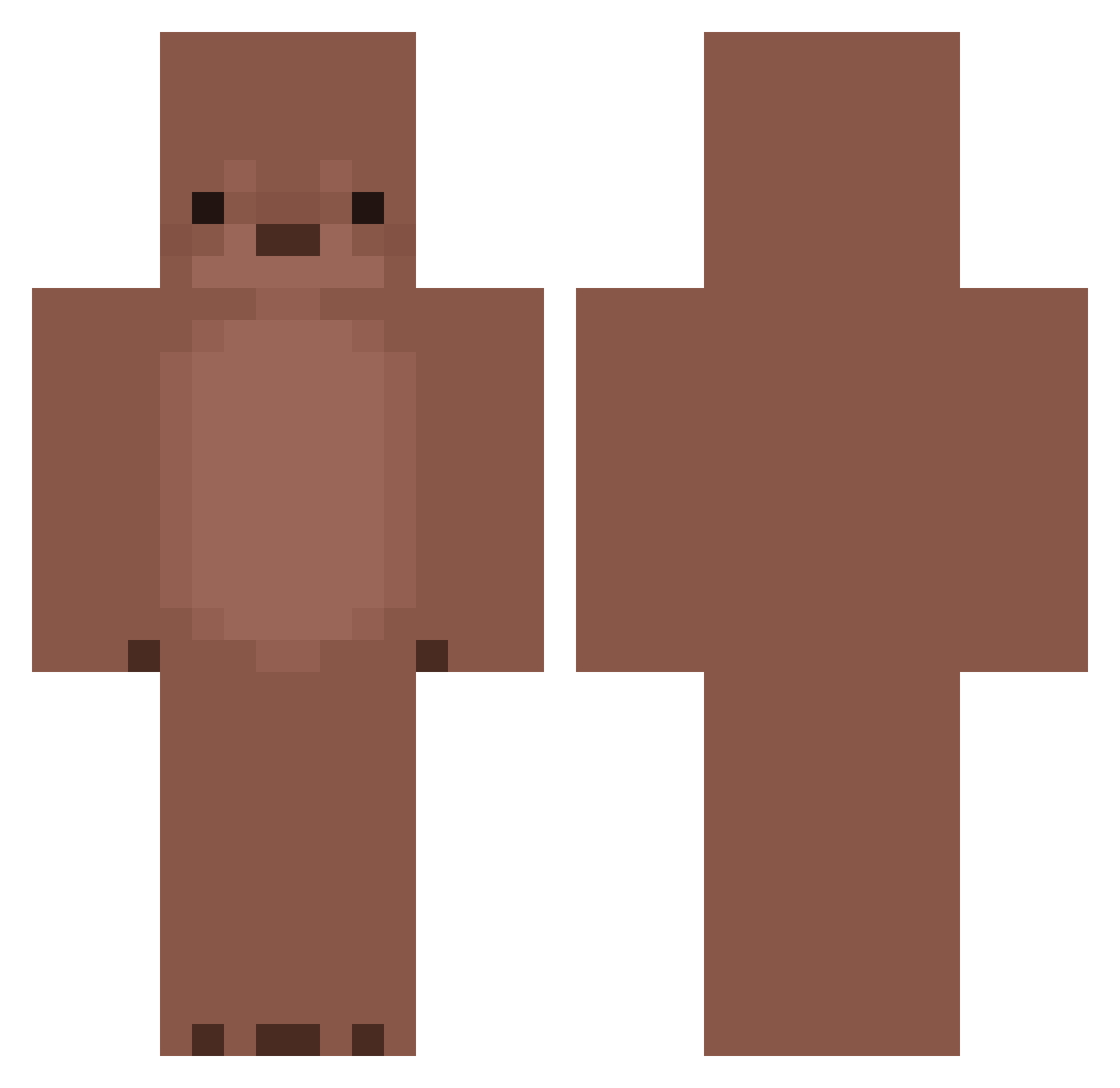 marconline1 Minecraft skin, front and back view