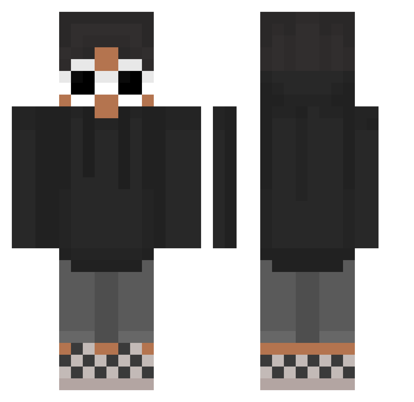 anhduc37295 Minecraft skin, front and back view