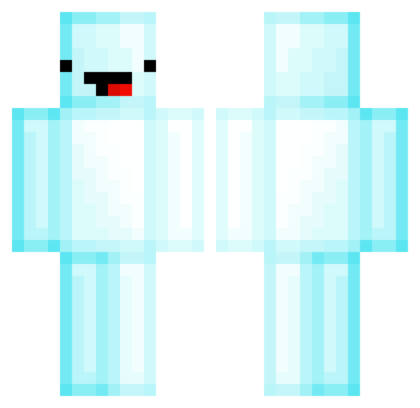 yong5728 Minecraft skin, front and back view