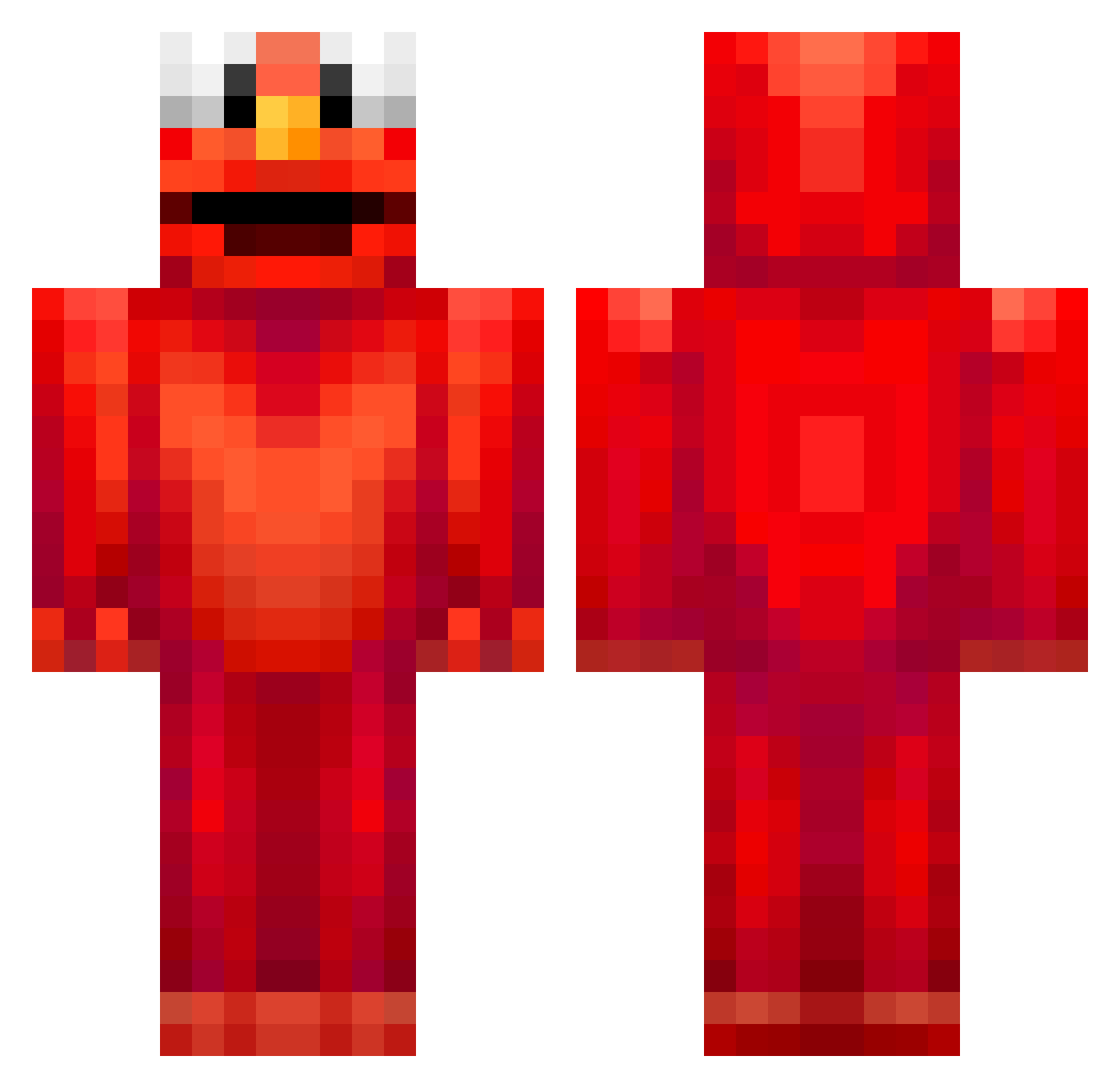 Rio_GTG Minecraft skin, front and back view