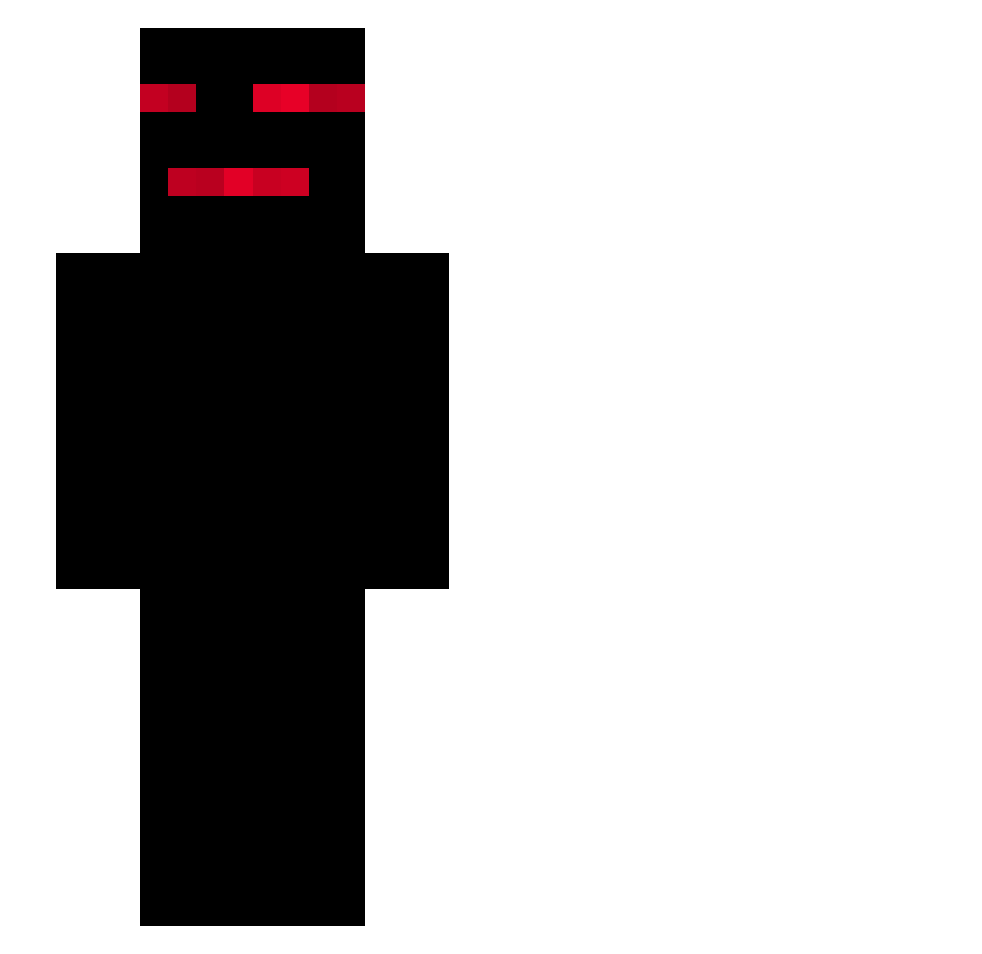 monty122 Minecraft skin, front and back view