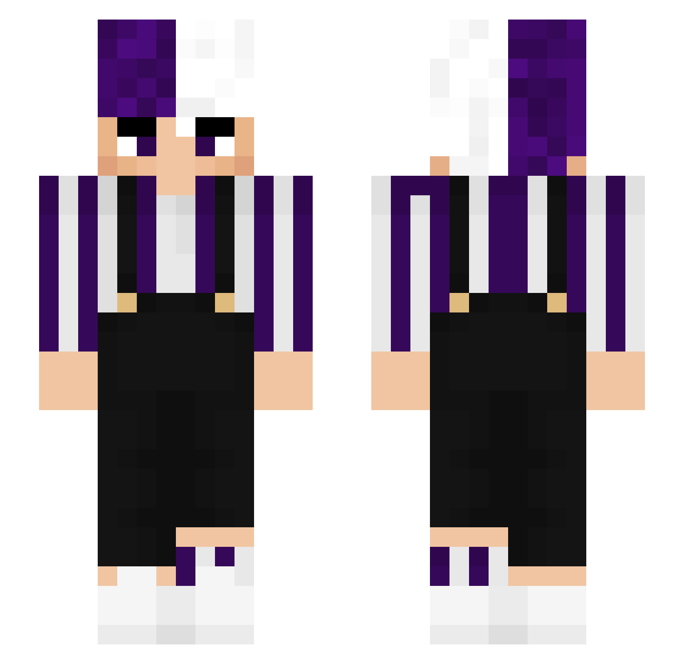 TCRTobi Minecraft skin, front and back view