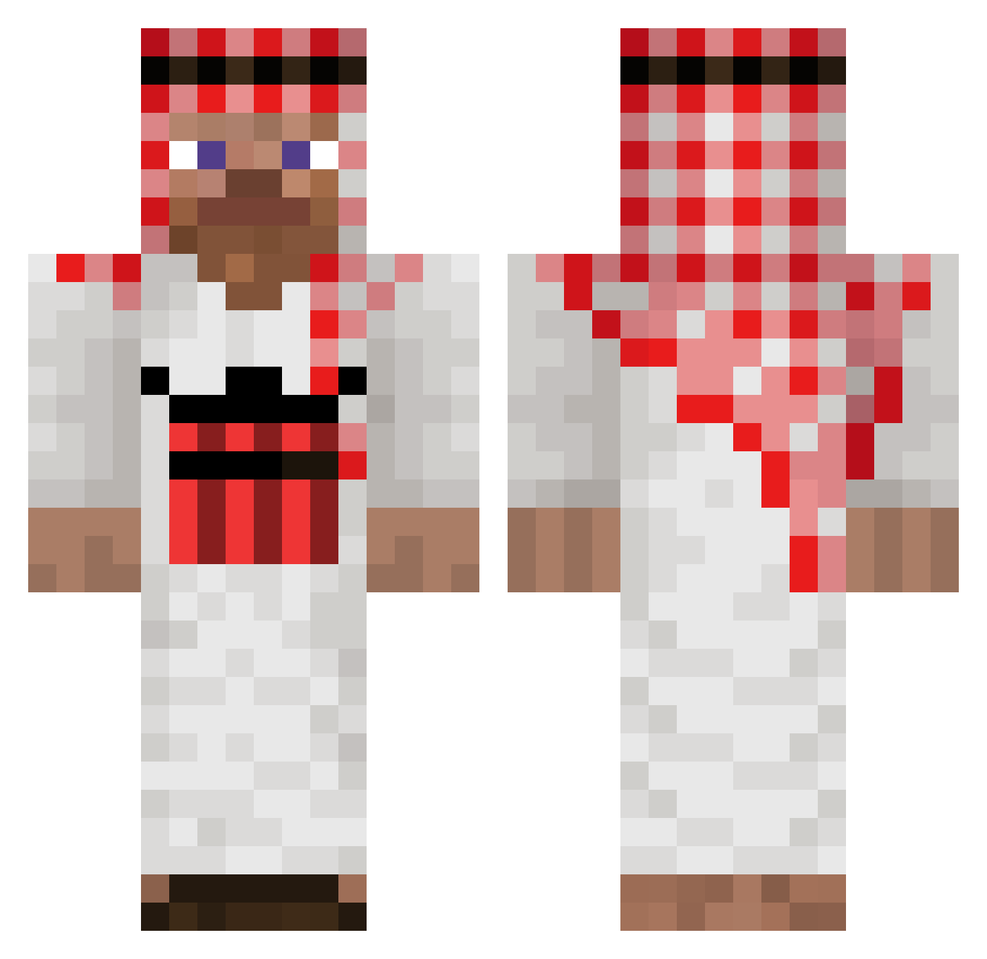 user092120313 Minecraft skin, front and back view