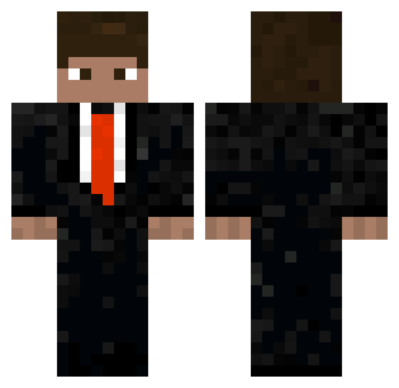 rexx_77 Minecraft skin, front and back view