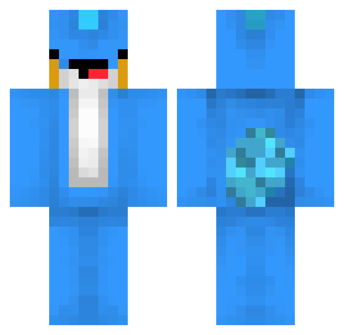 Maxi_Doo2 Minecraft skin, front and back view