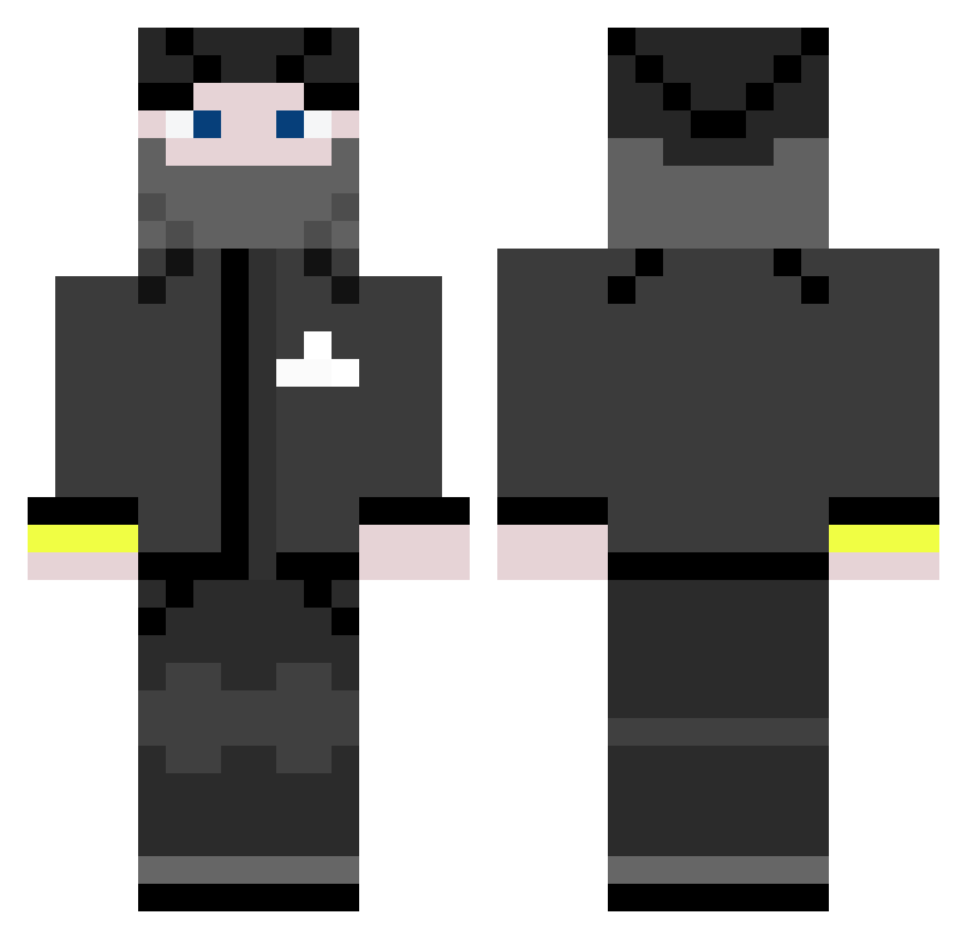 Joskaa__boy Minecraft skin, front and back view