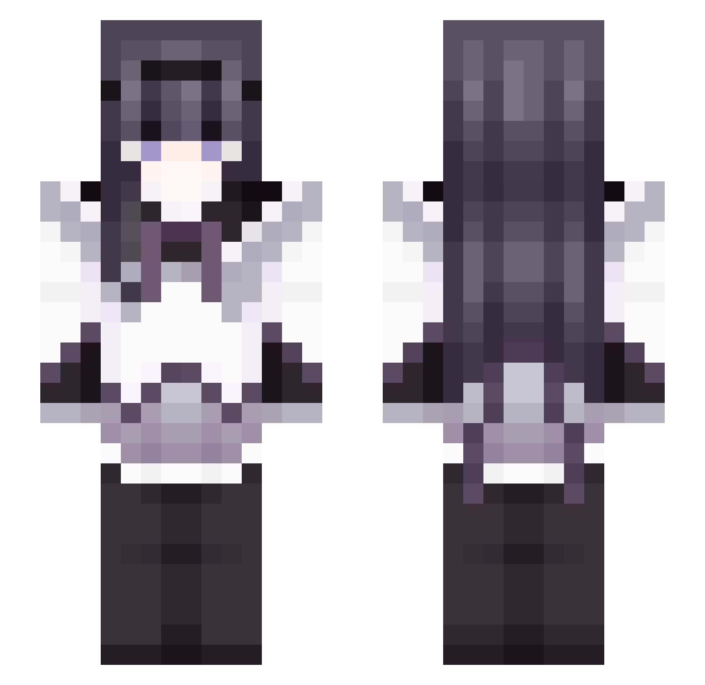 ibukilin7 Minecraft skin, front and back view
