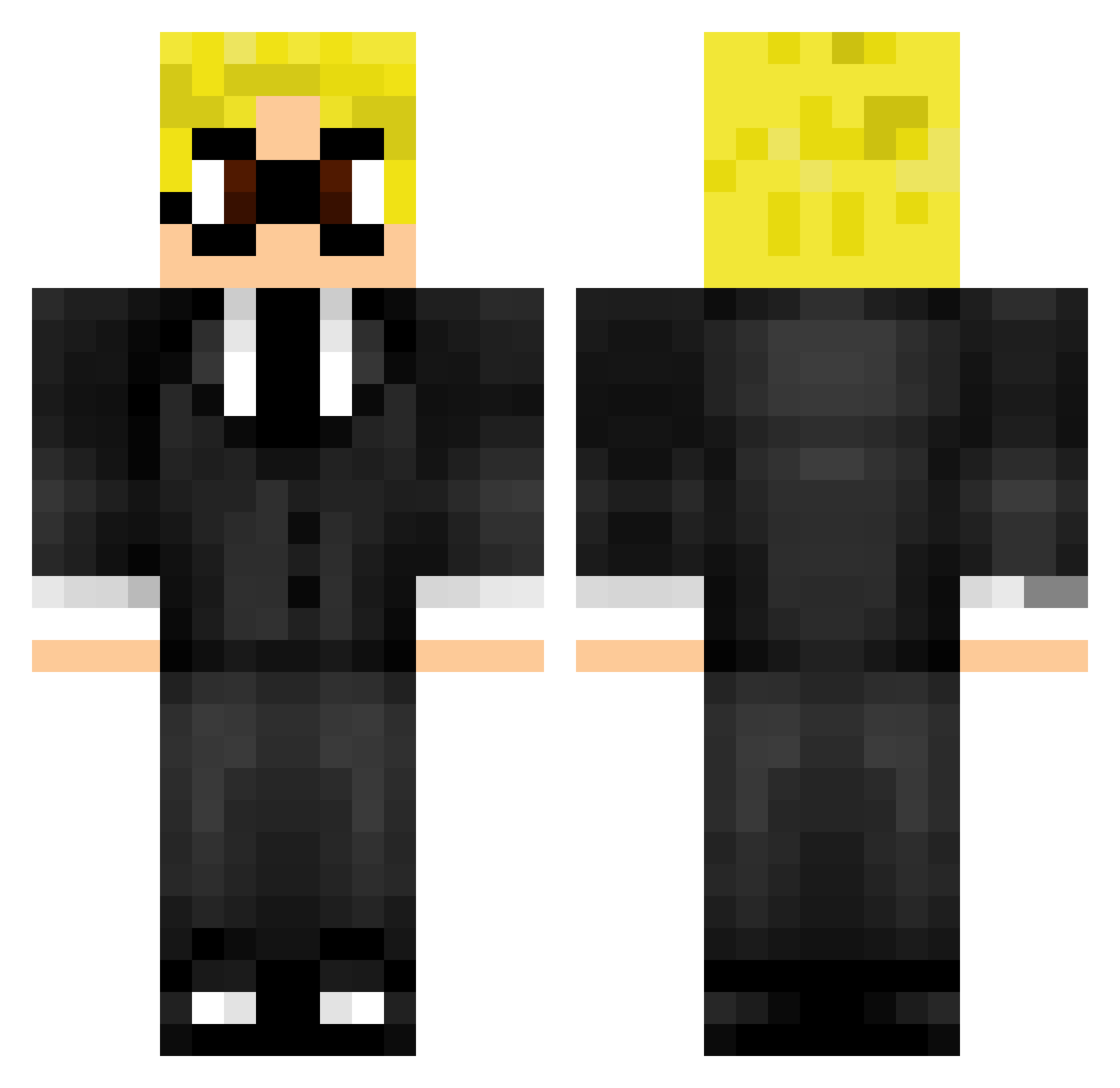 LORY882 Minecraft skin, front and back view