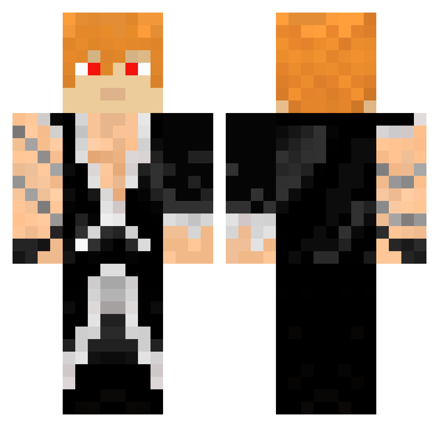 ShrekOnDrxgs Minecraft skin, front and back view