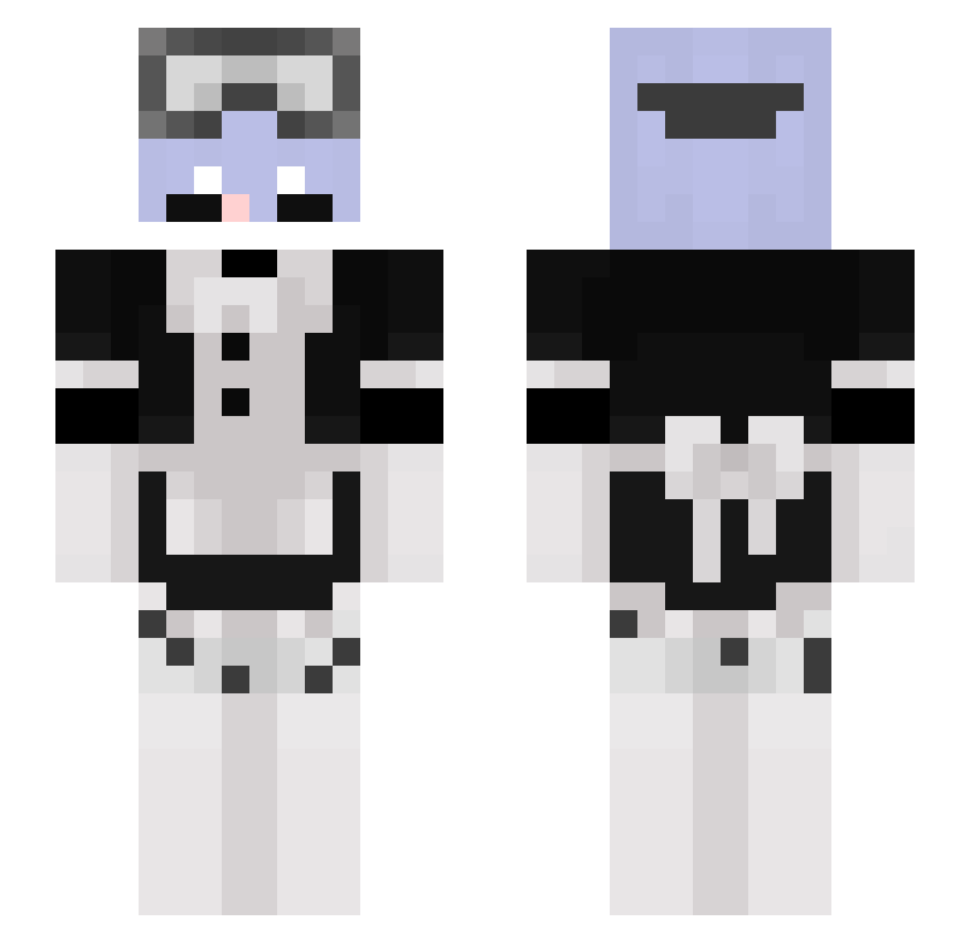 pingu_223 Minecraft skin, front and back view