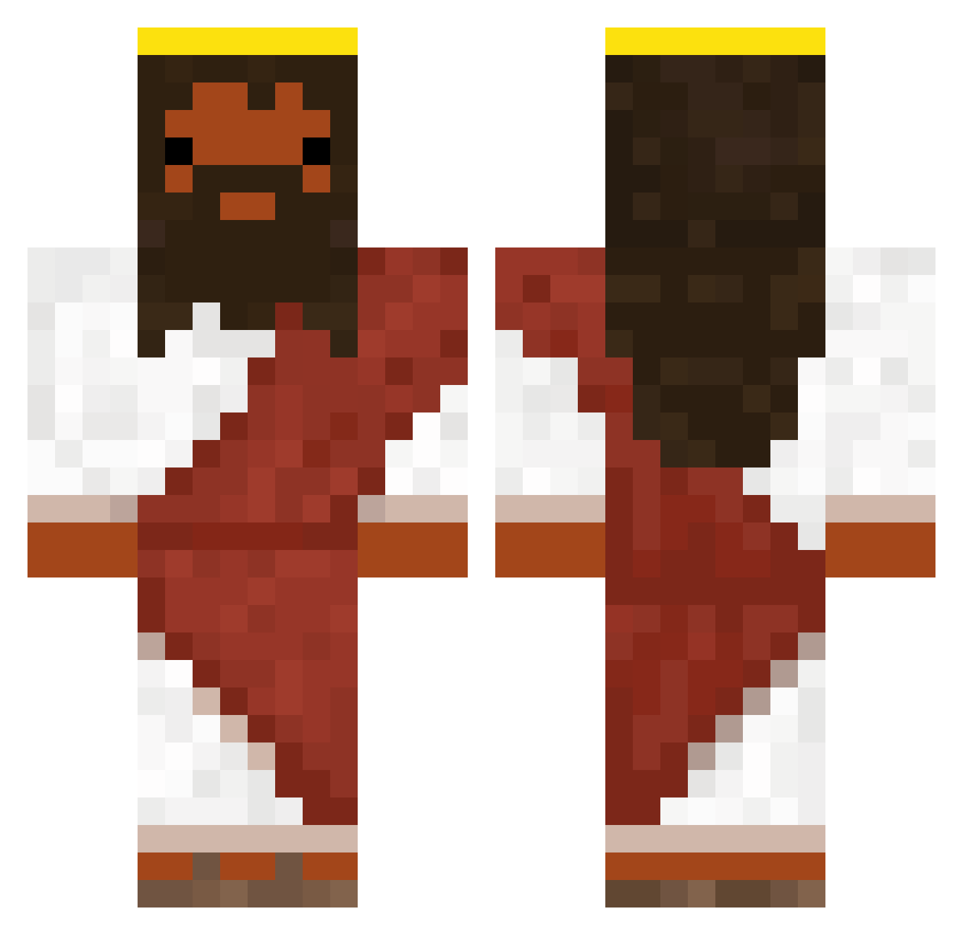 The_Cube6969 Minecraft skin, front and back view