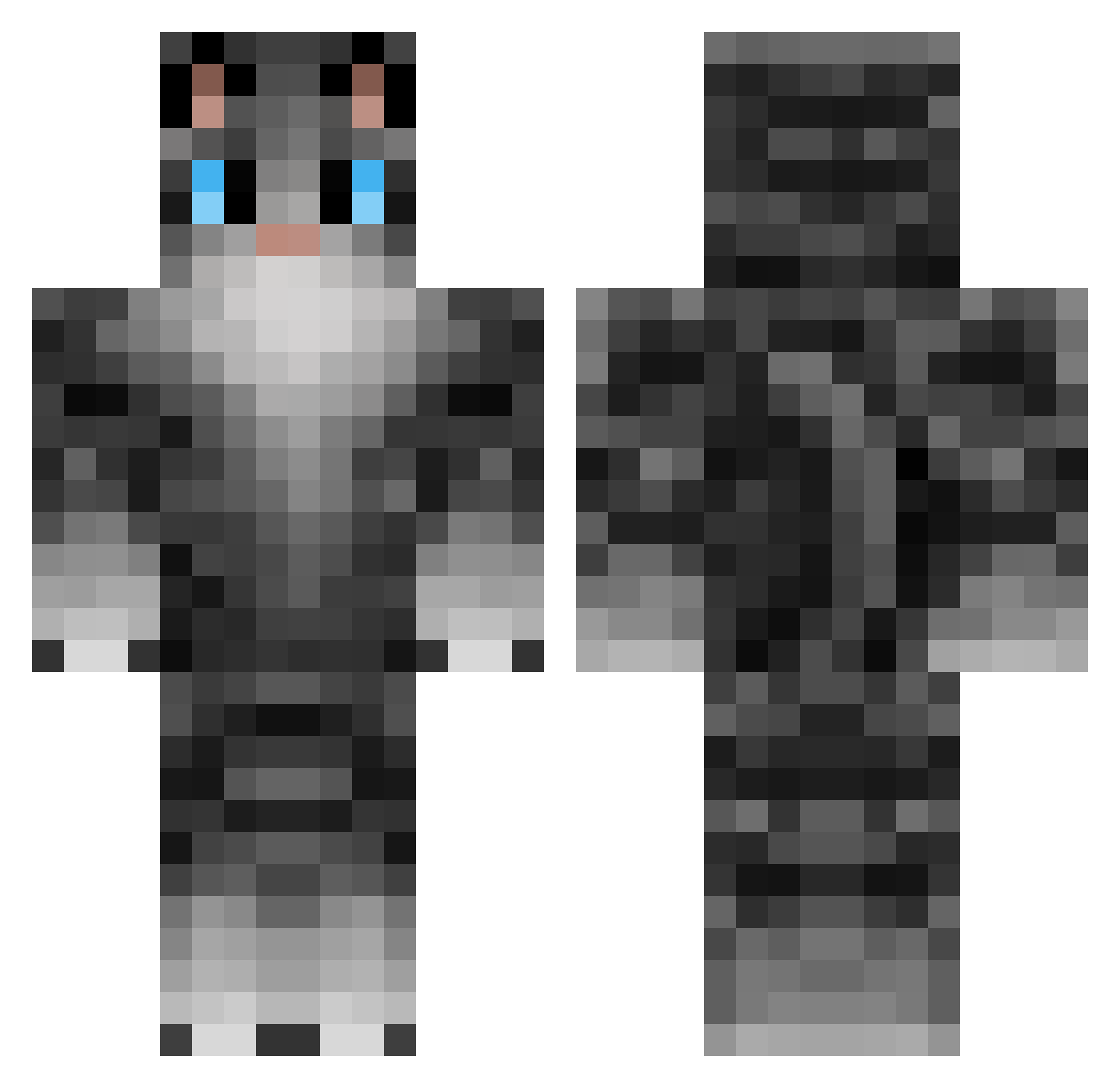 khappa_ Minecraft skin, front and back view