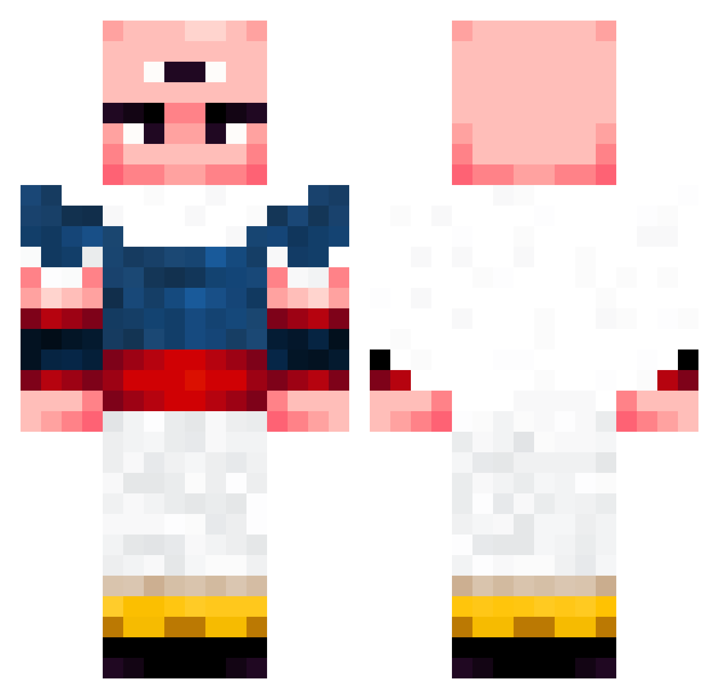 arctrooperduster Minecraft skin, front and back view