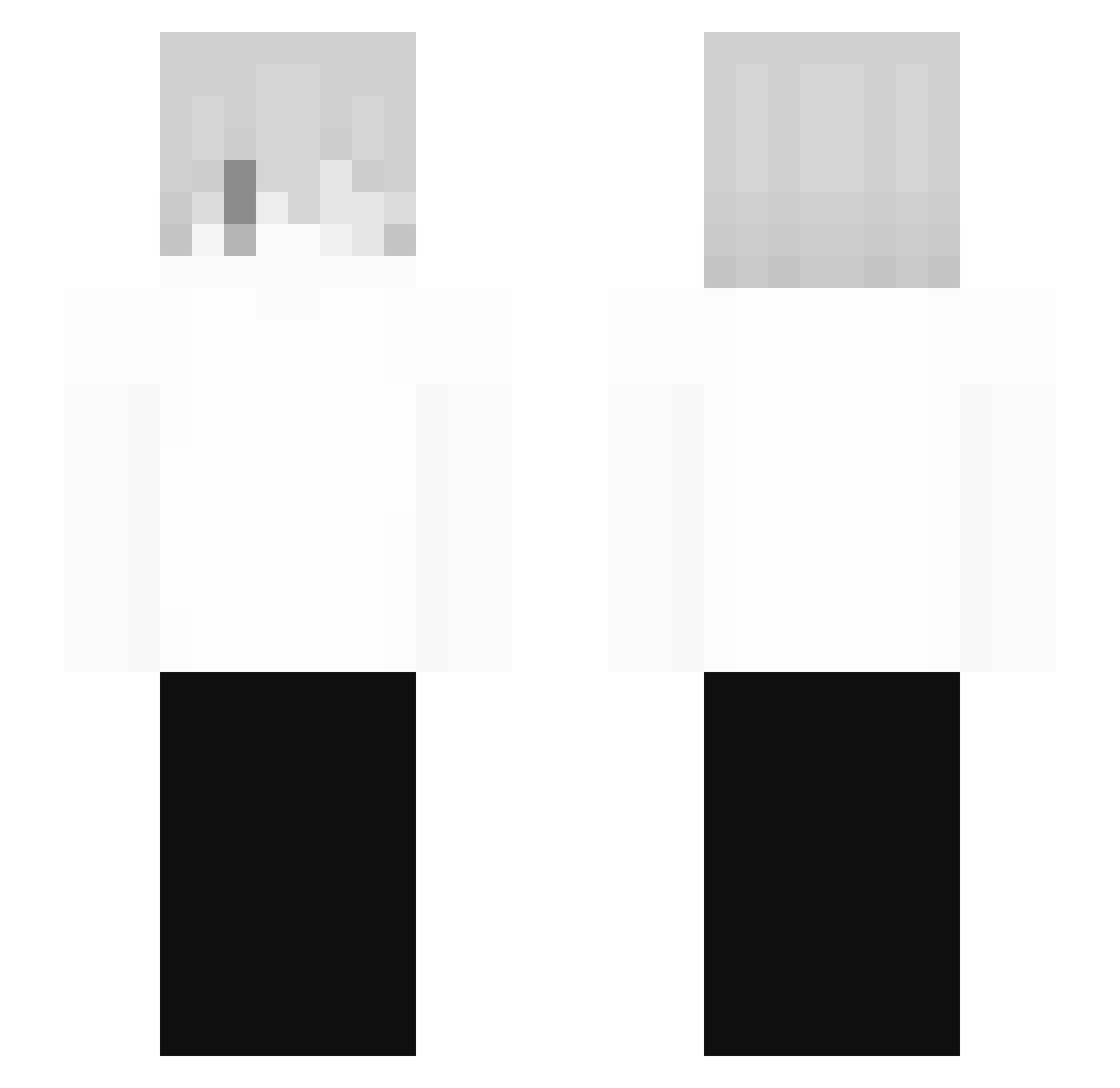 tcsp Minecraft skin, front and back view