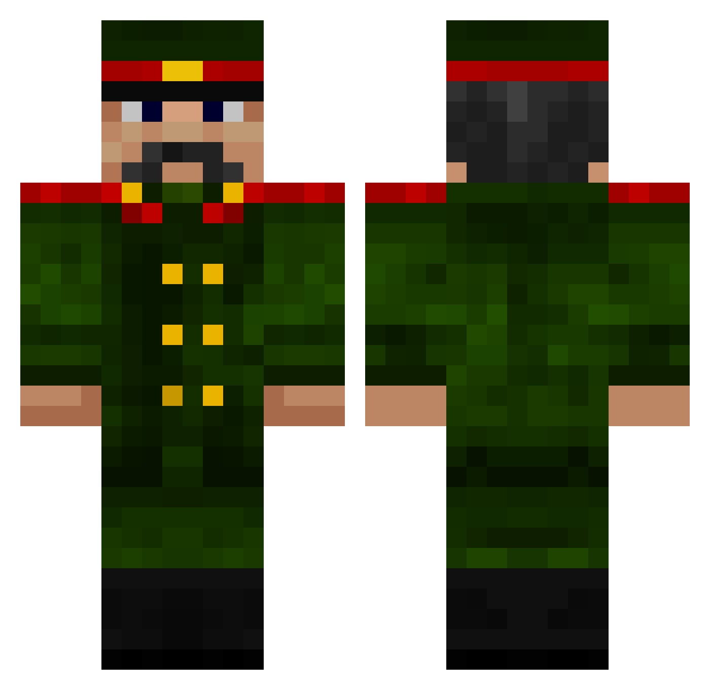 ItsAngell4 Minecraft skin, front and back view