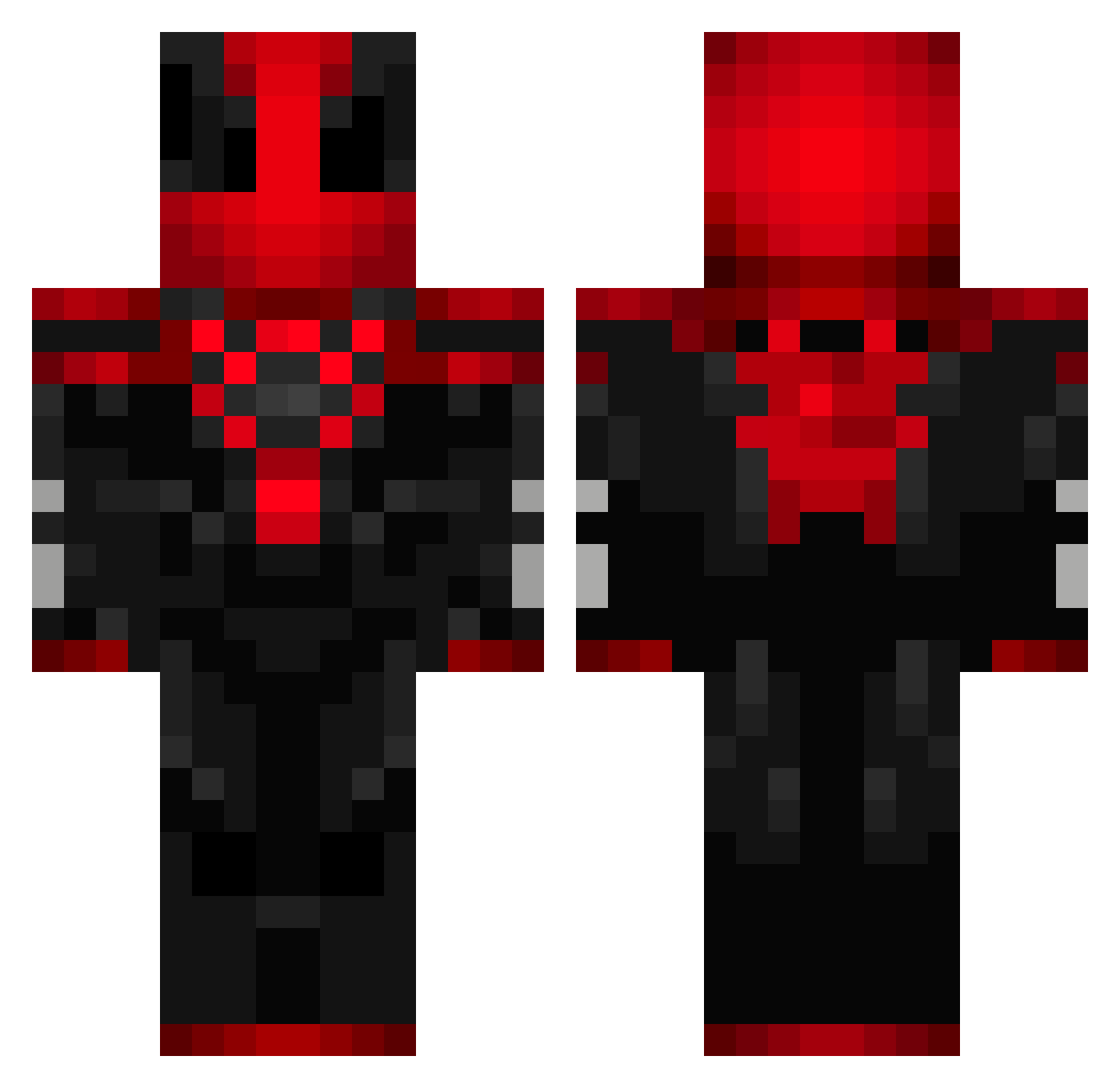 _Crazy13Wolf_ Minecraft skin, front and back view
