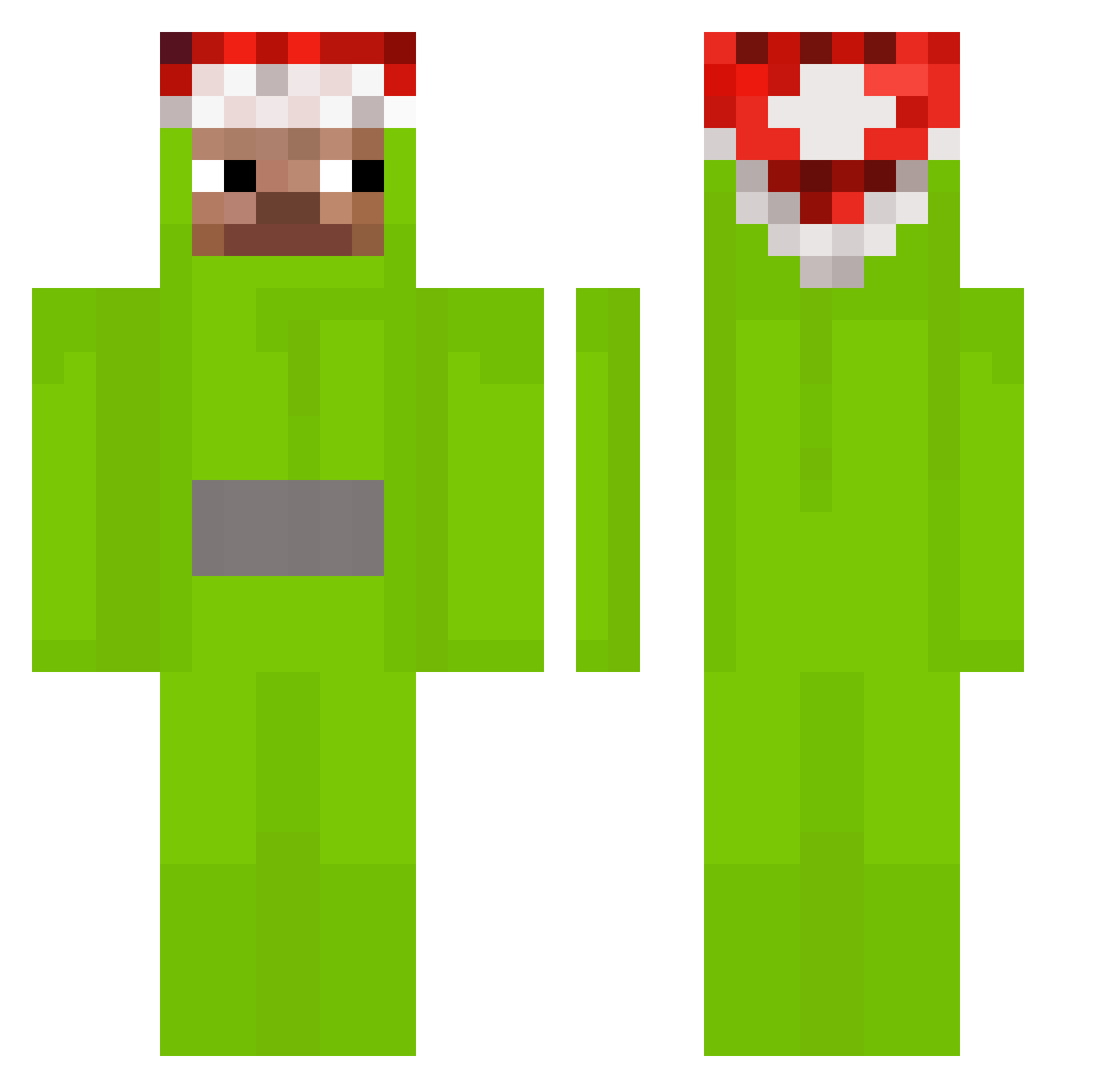 szymonb21 Minecraft skin, front and back view