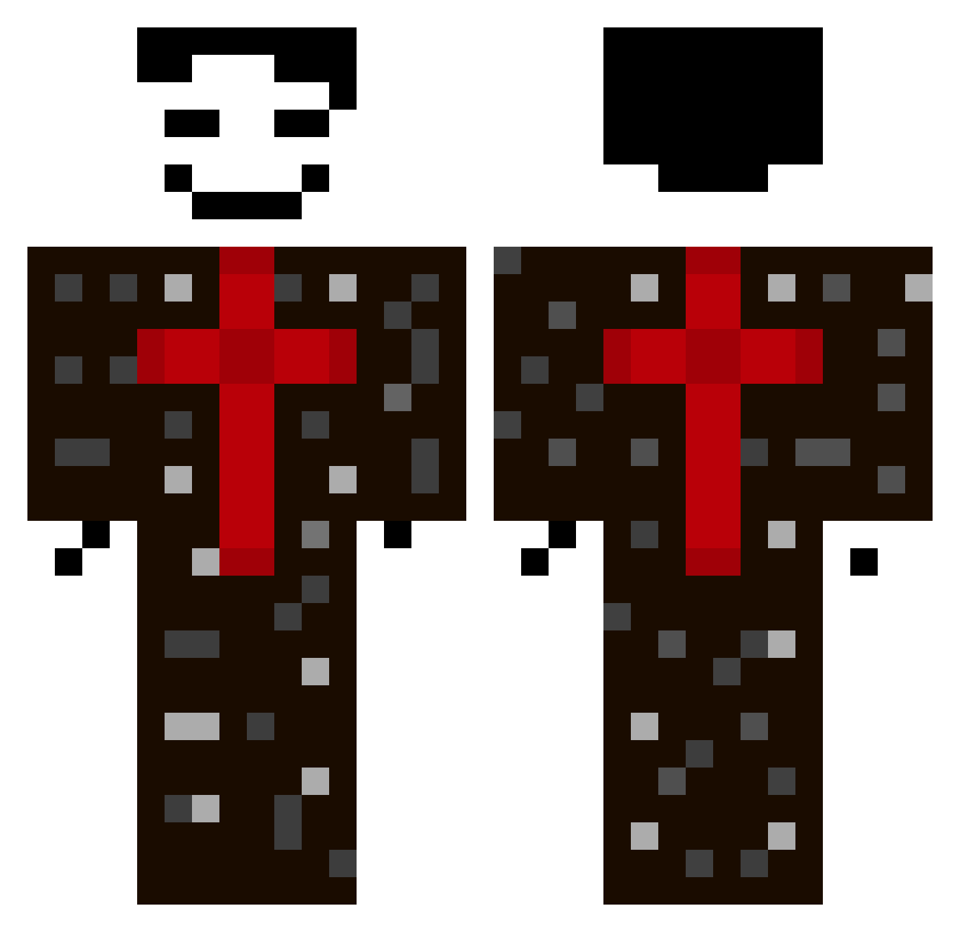 lolekq1q2 Minecraft skin, front and back view