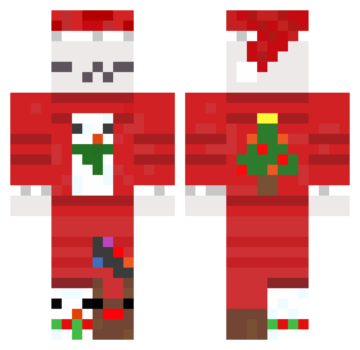 kubikgood12 Minecraft skin, front and back view