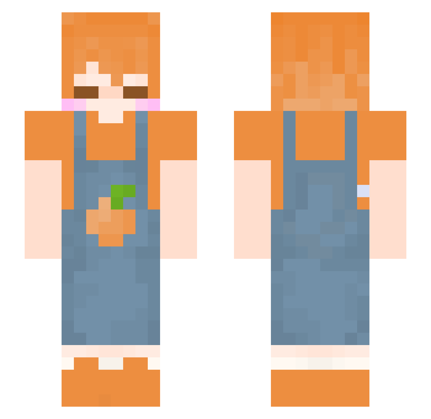 ImN0tFirst - peach Minecraft skin