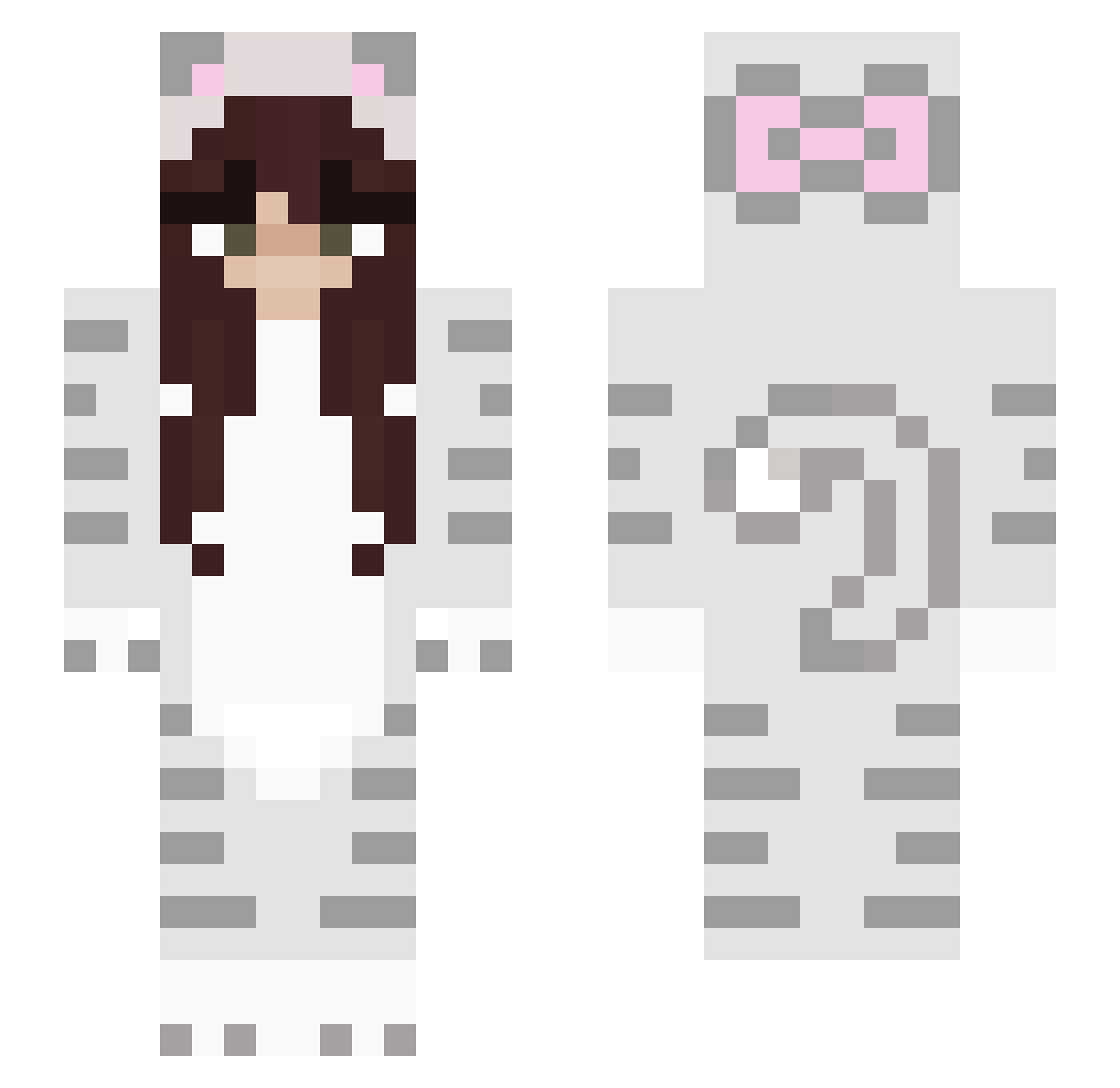 Maisym0on Minecraft skin, front and back view