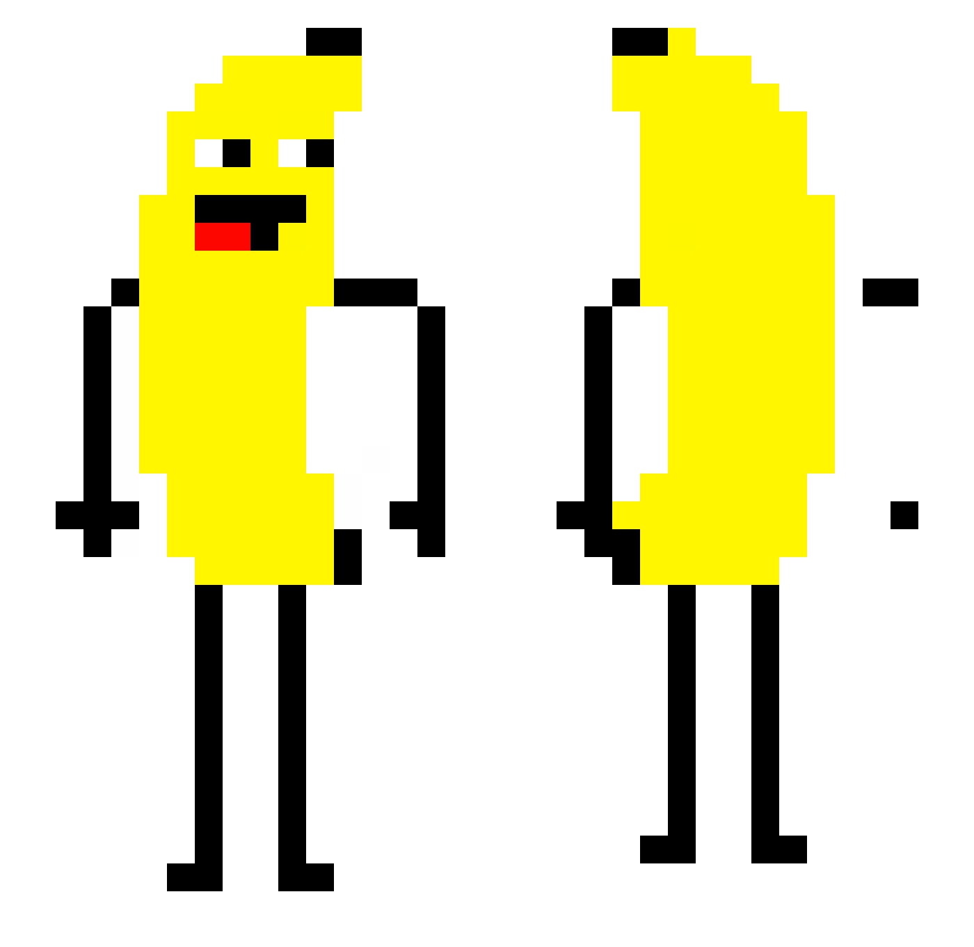 Slemmi Minecraft skin, front and back view