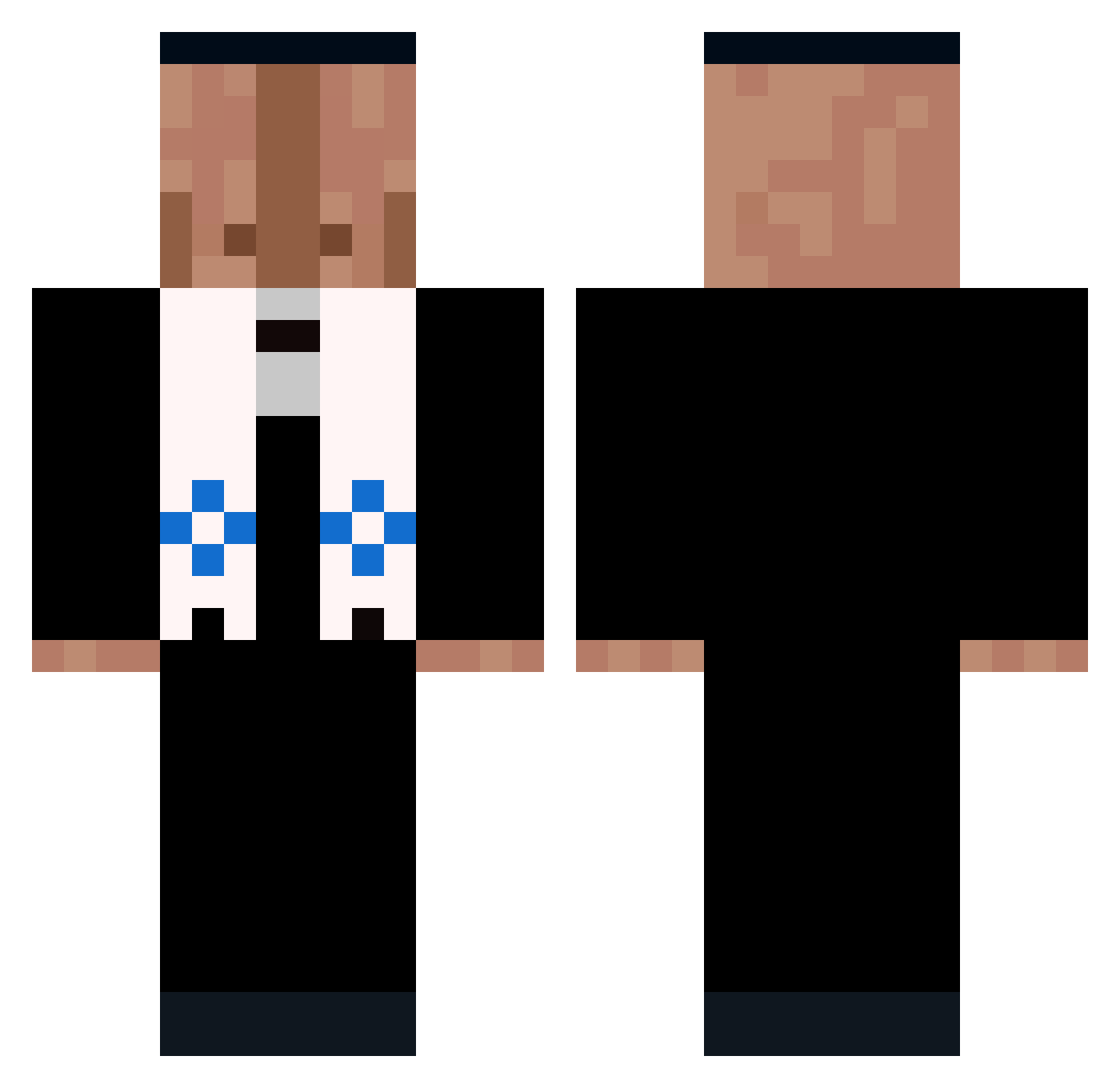 Mravocadothe2nd Minecraft skin, front and back view