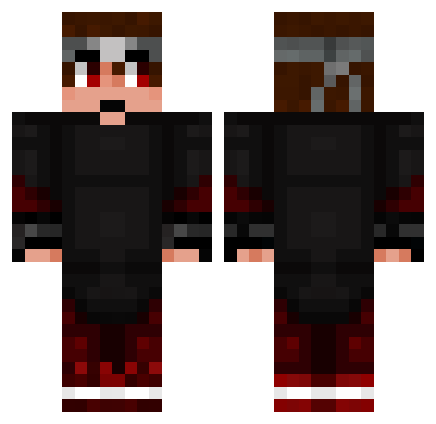 Dia_MqcrosS Minecraft skin, front and back view