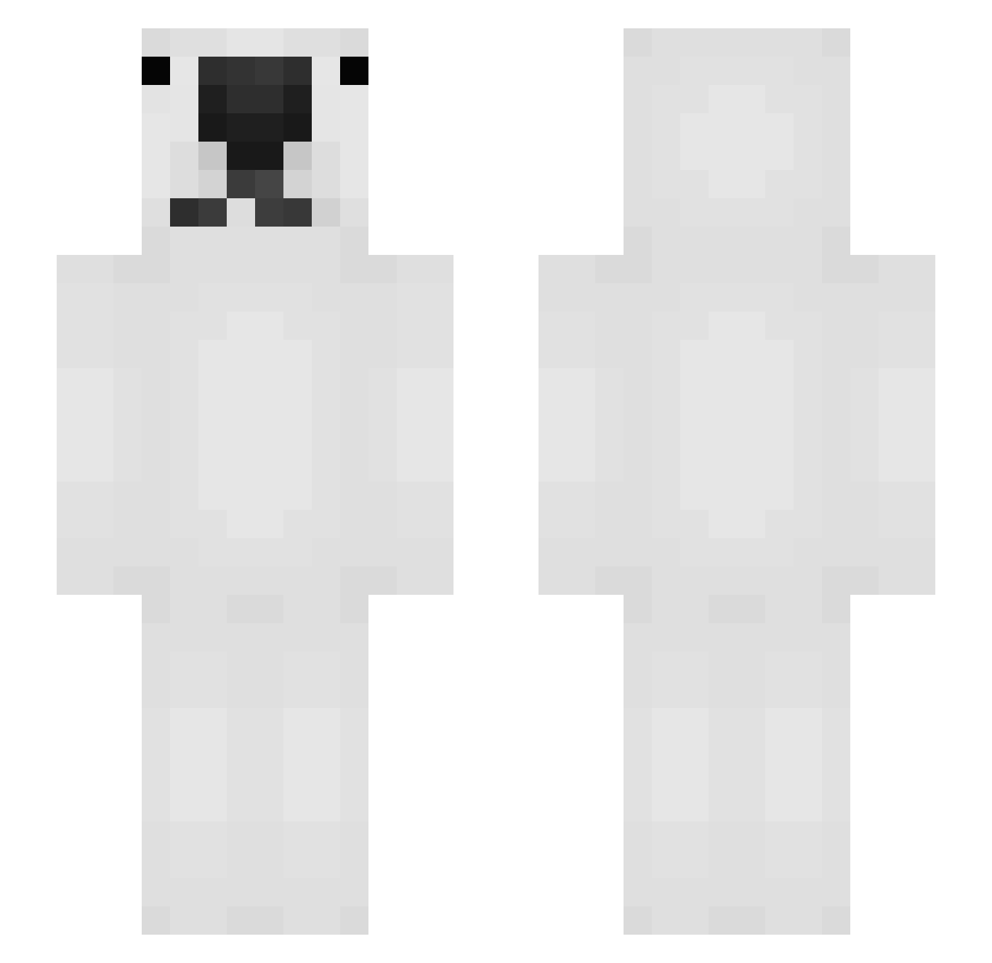 Max2thaMax Minecraft skin, front and back view