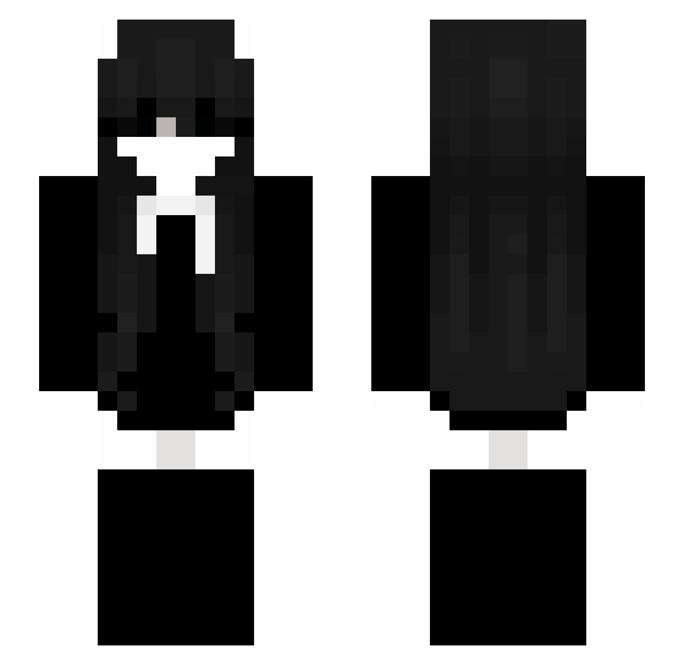 G00bette Minecraft skin, front and back view