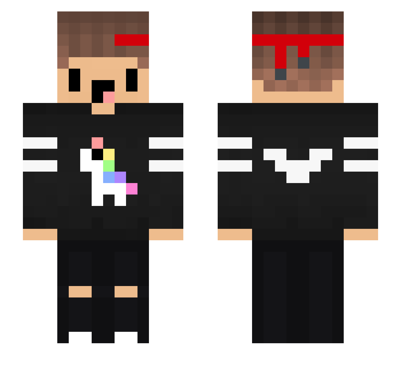 _ItsSimonQ_ Minecraft skin, front and back view