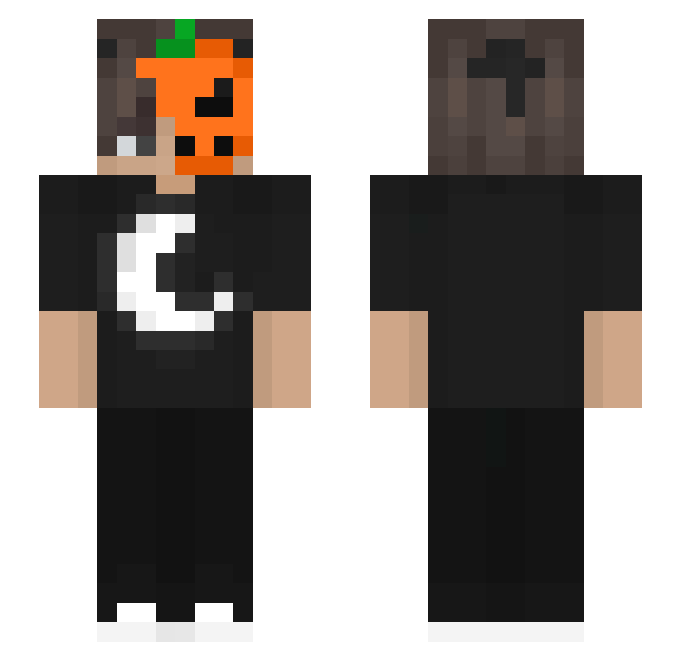 Buegelbrett99 Minecraft skin, front and back view