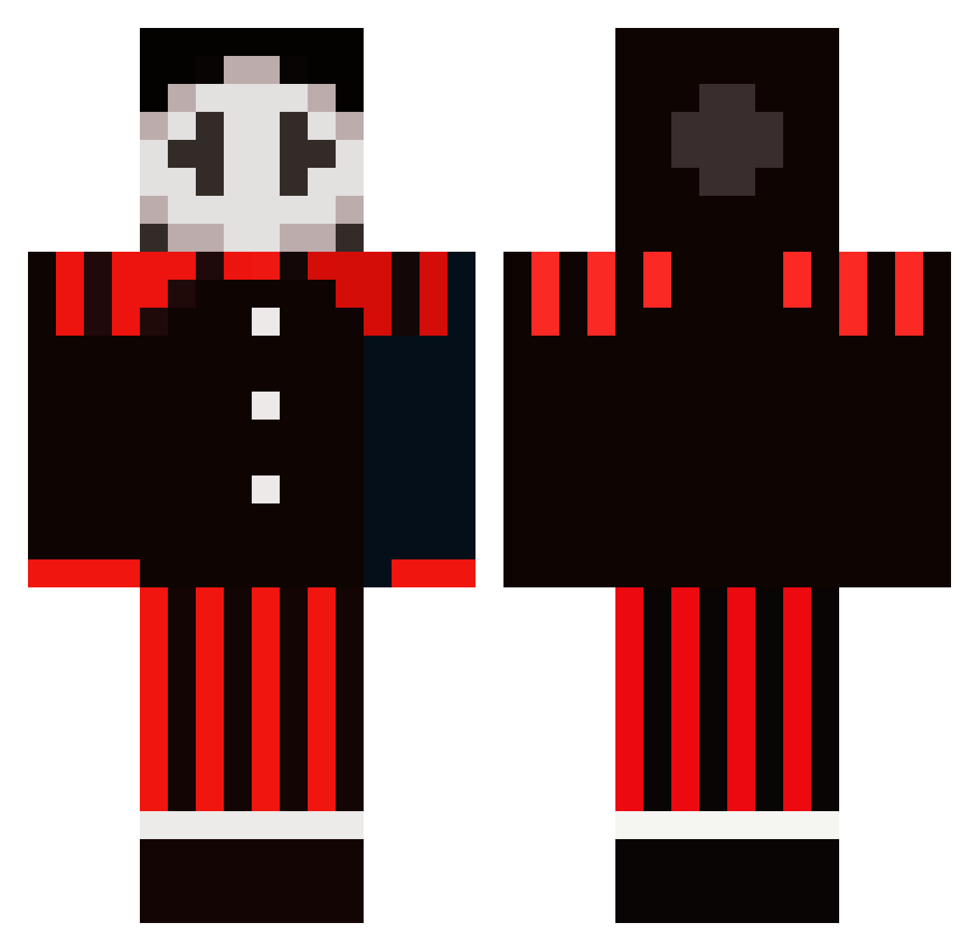 Master_Bas Minecraft skin, front and back view