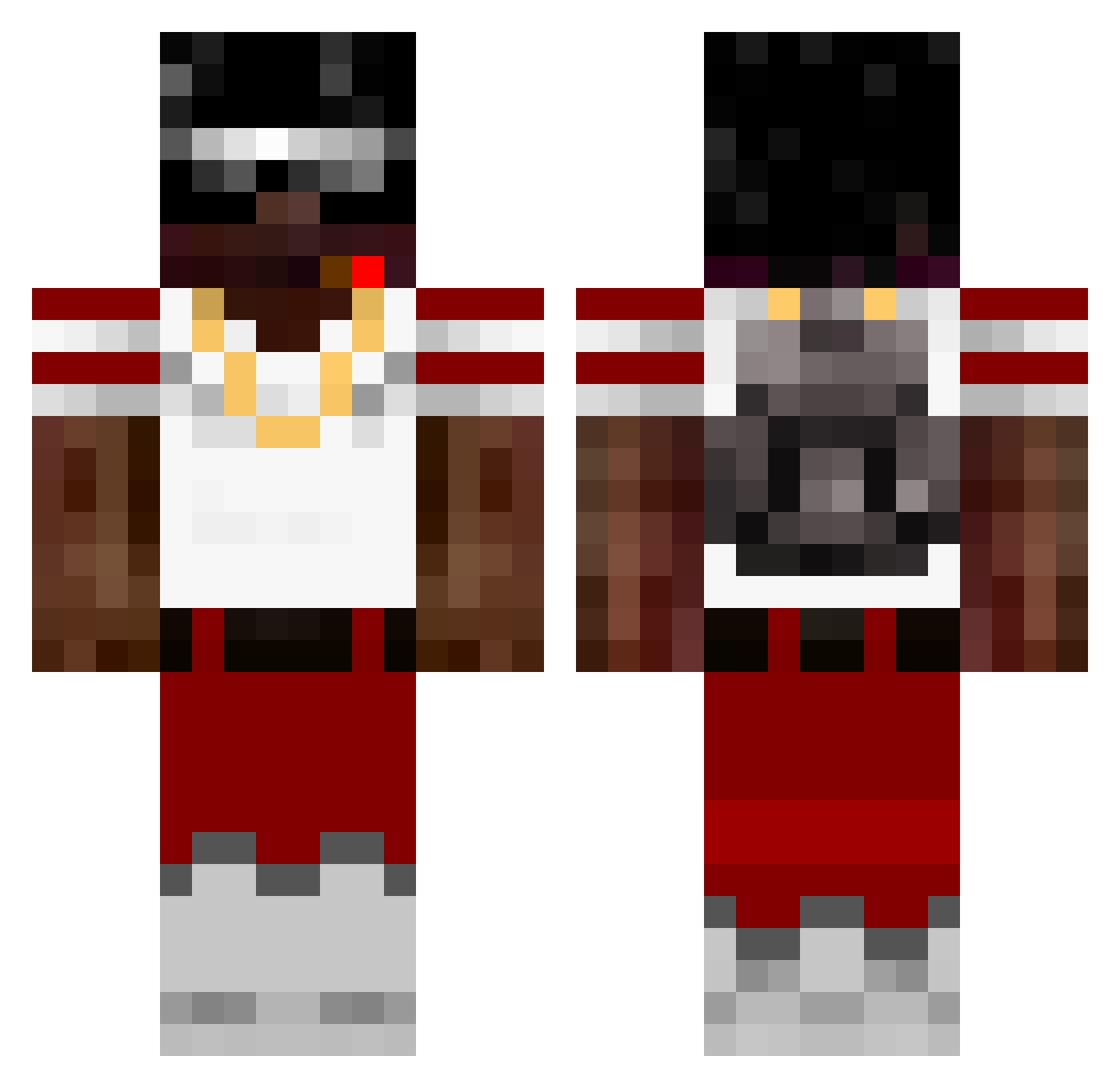 goofyballer_ Minecraft skin, front and back view