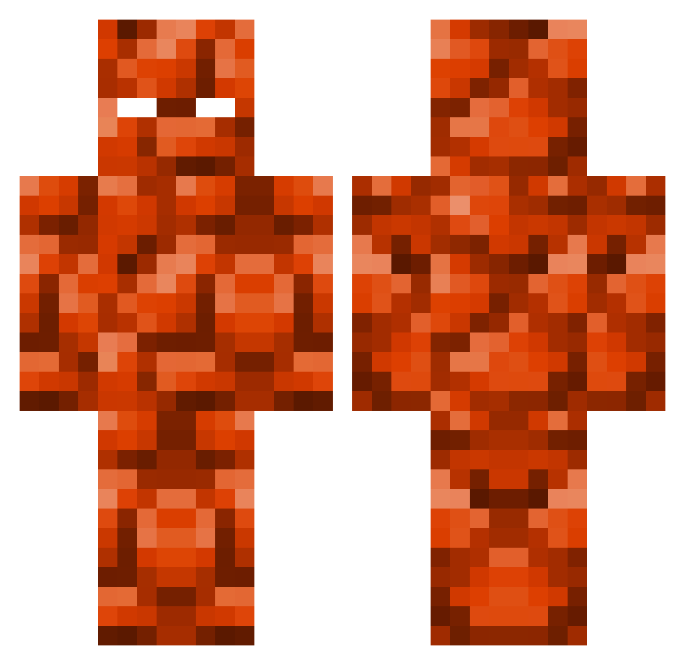 Samriddh5020 Minecraft skin, front and back view