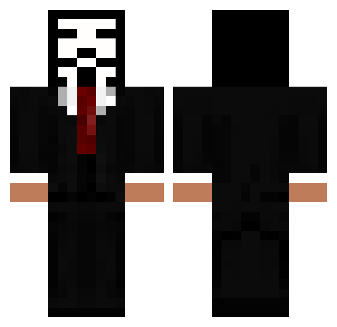 DevilGamer099 Minecraft skin, front and back view