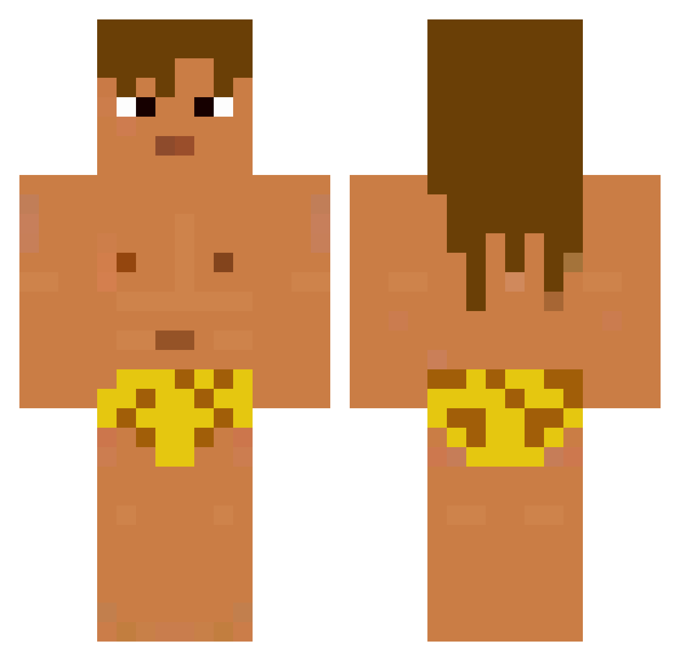 HoimTheBoy Minecraft skin, front and back view
