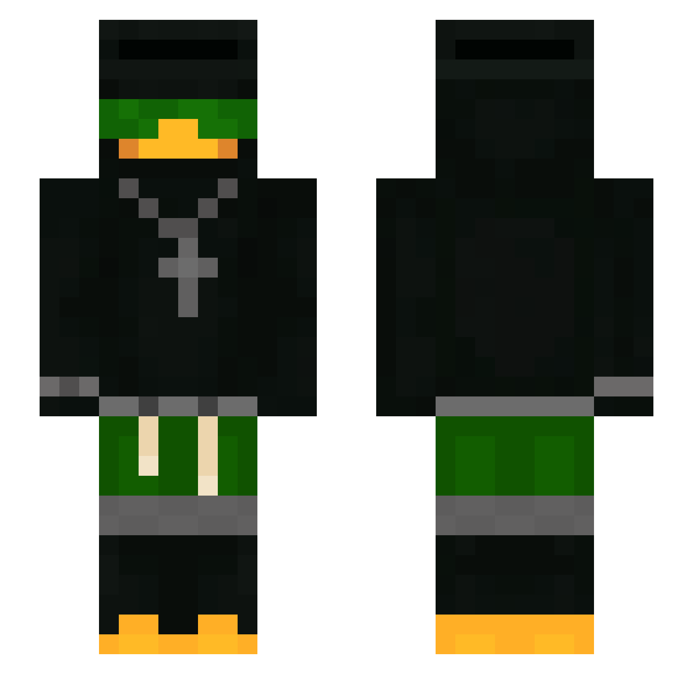 olyver_ Minecraft skin, front and back view