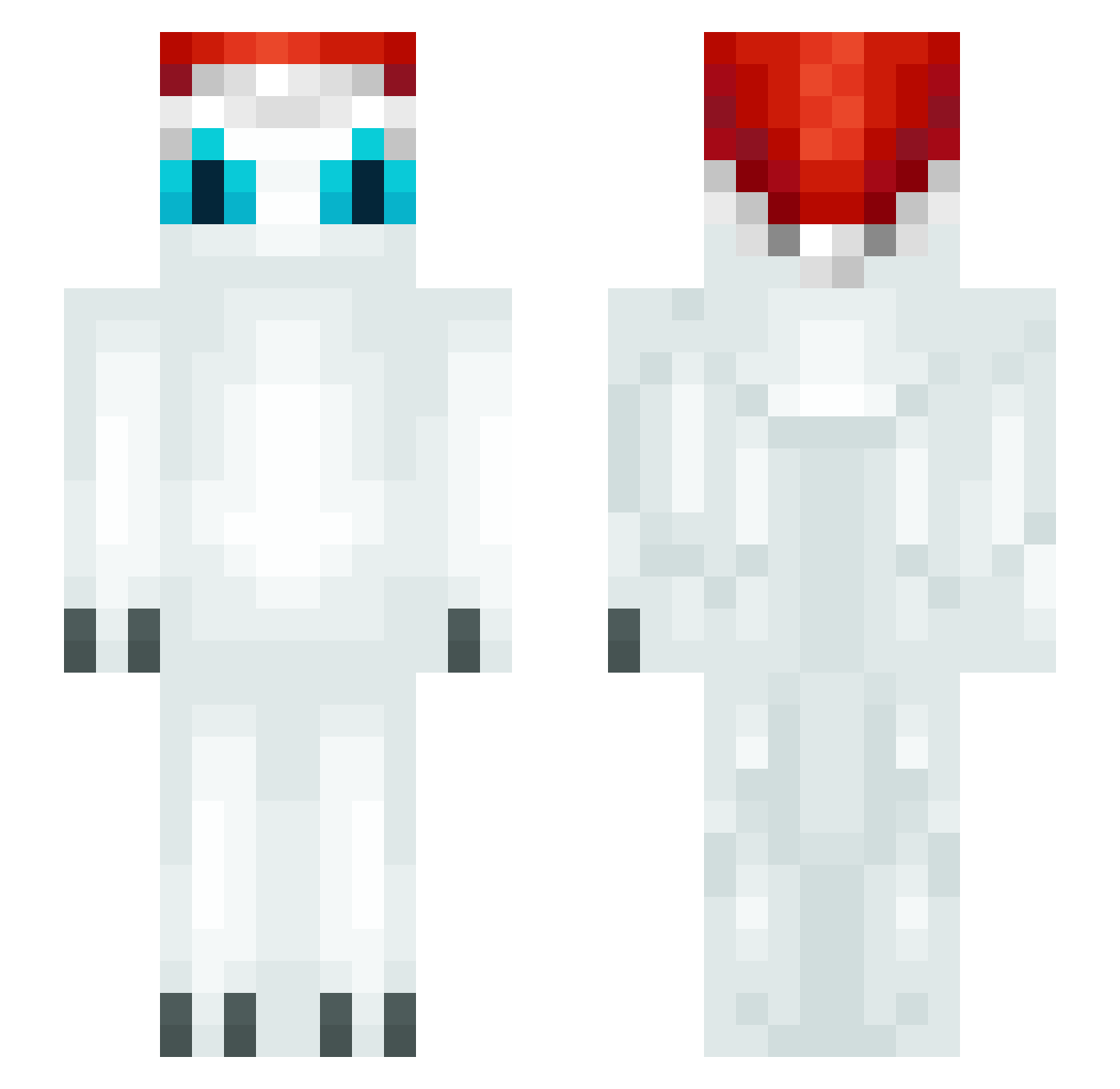 DragonSpirit1324 Minecraft skin, front and back view