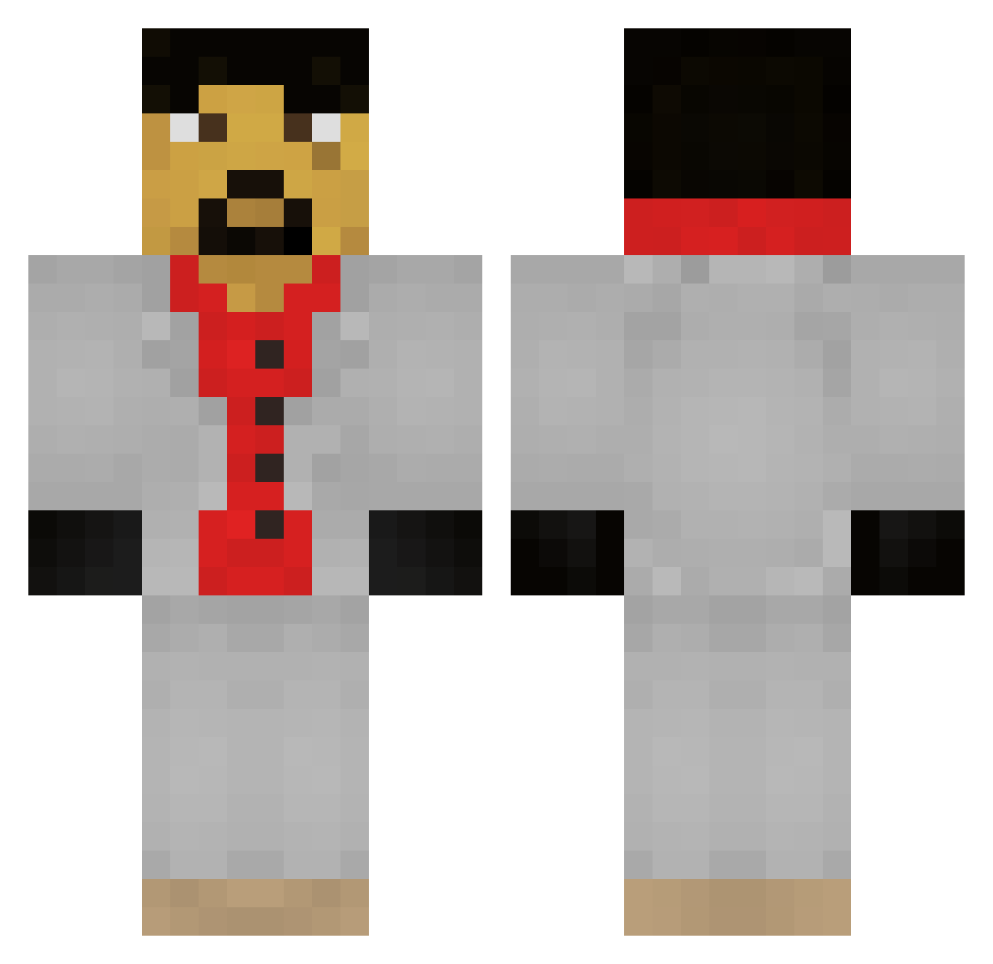 Delta_S97 Minecraft skin, front and back view