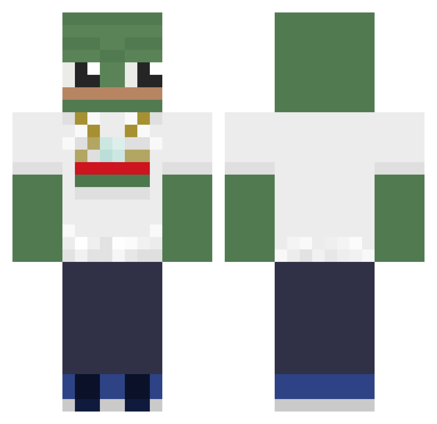 1FailX1 Minecraft skin, front and back view