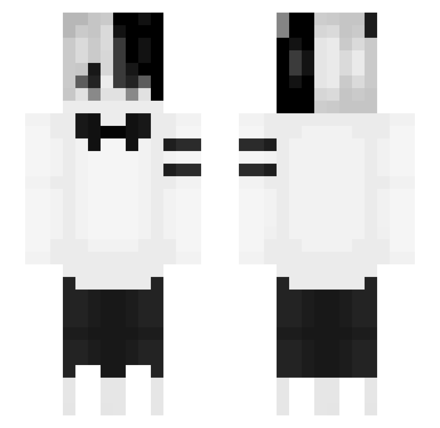 svenpex Minecraft skin, front and back view