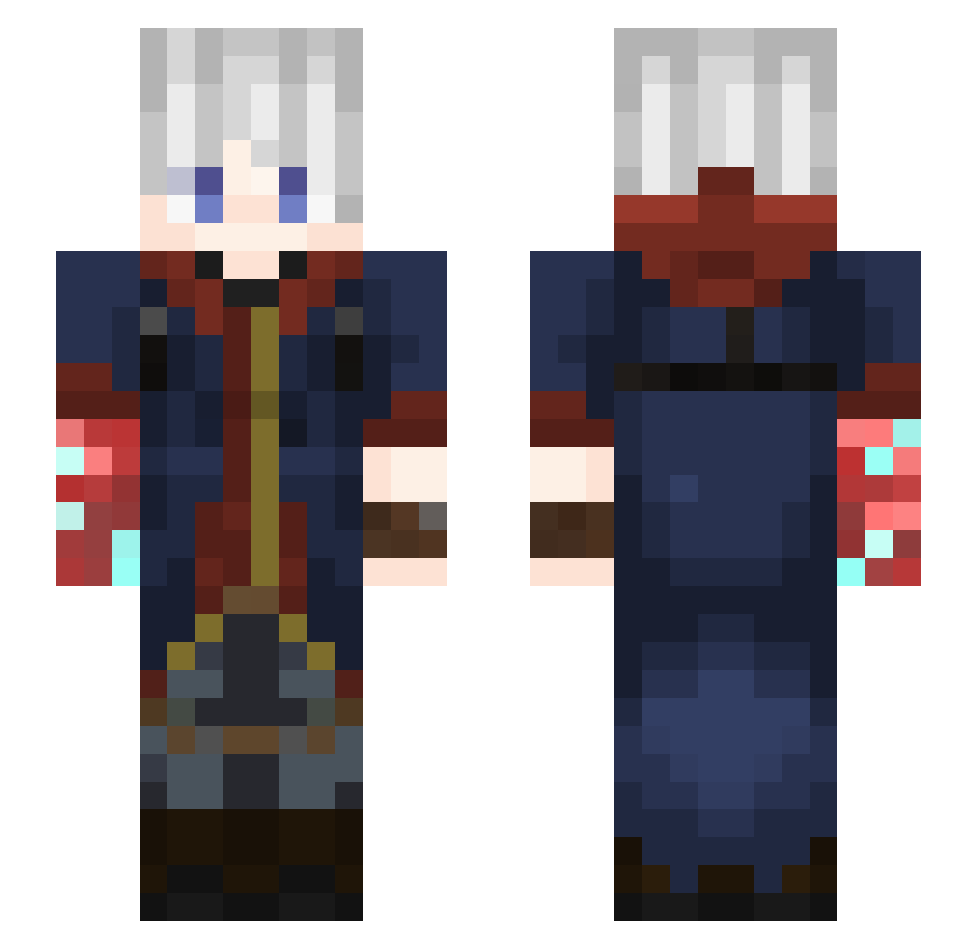 erosfanboy Minecraft skin, front and back view