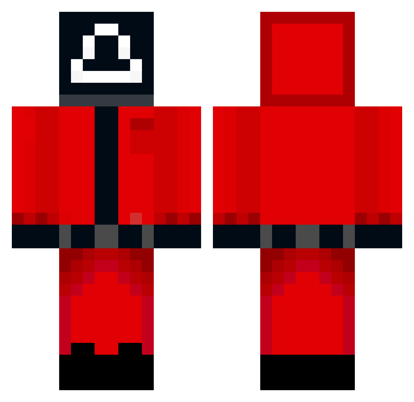Banana_Skill6290 Minecraft skin, front and back view