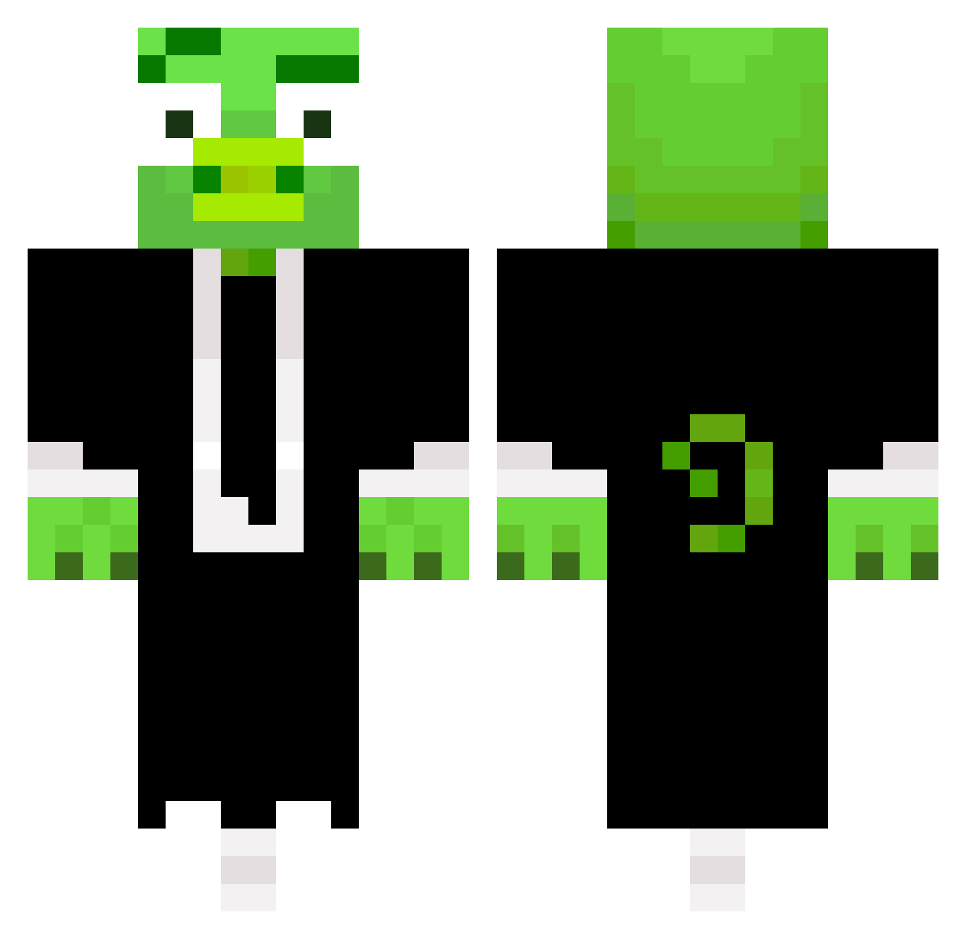 SvinotA_ Minecraft skin, front and back view
