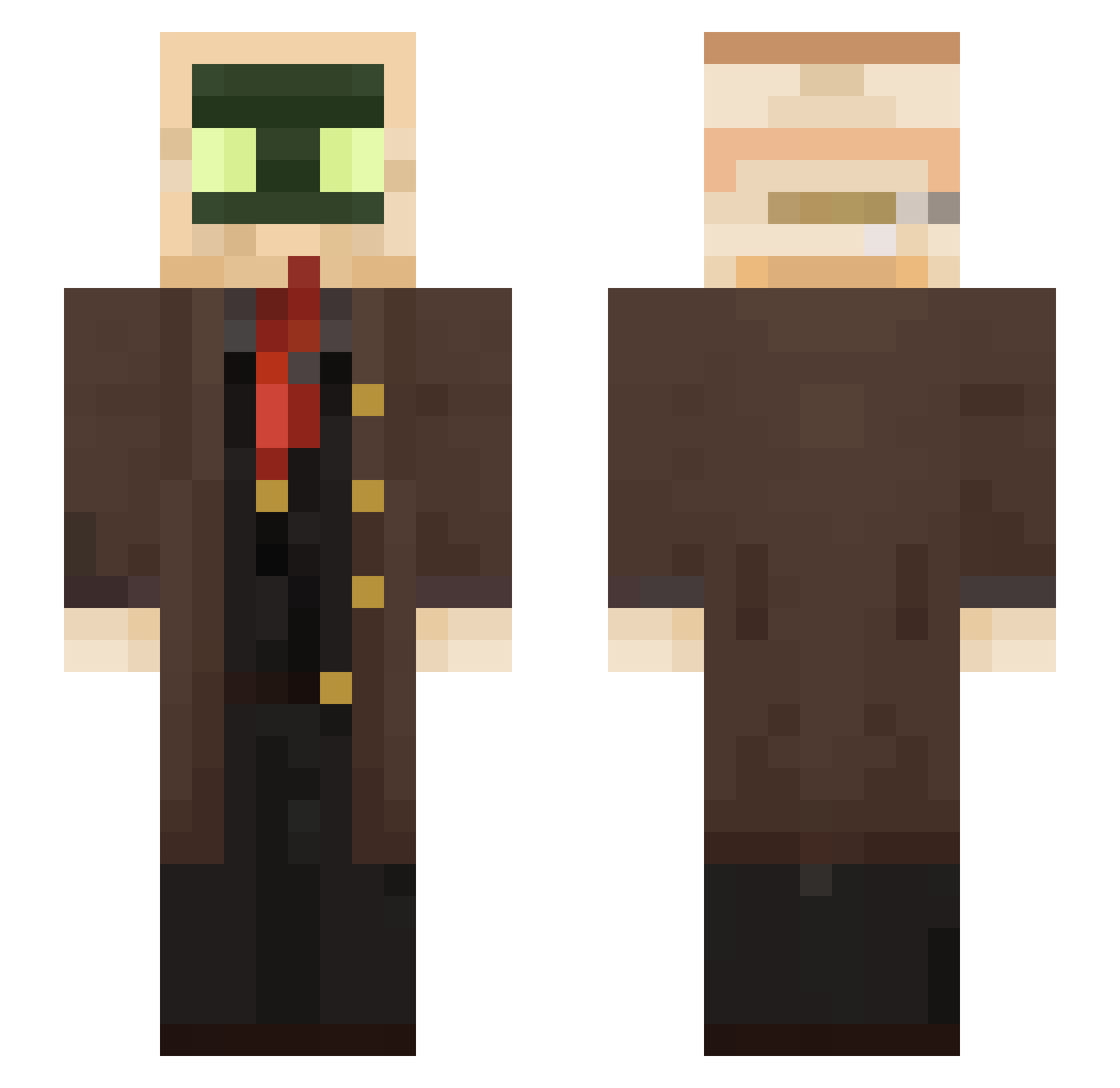 danny0000000298 Minecraft skin, front and back view