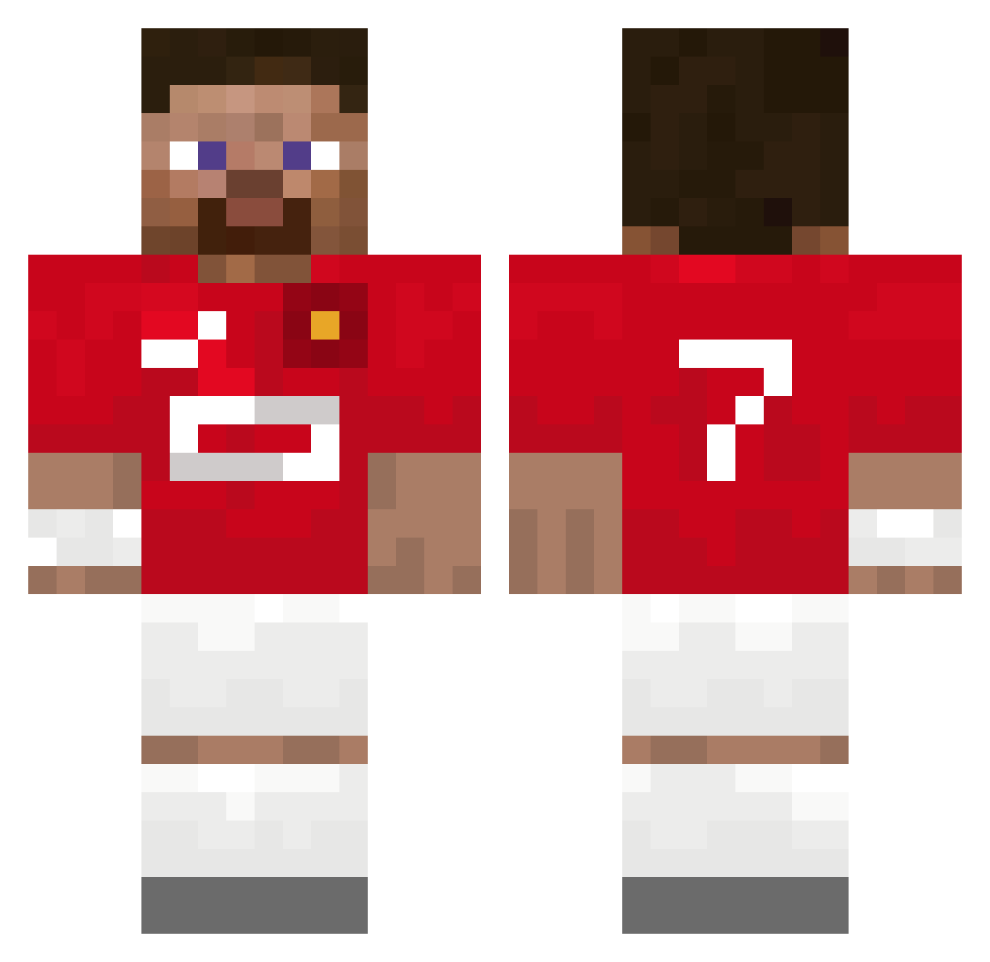 matyy1g Minecraft skin, front and back view