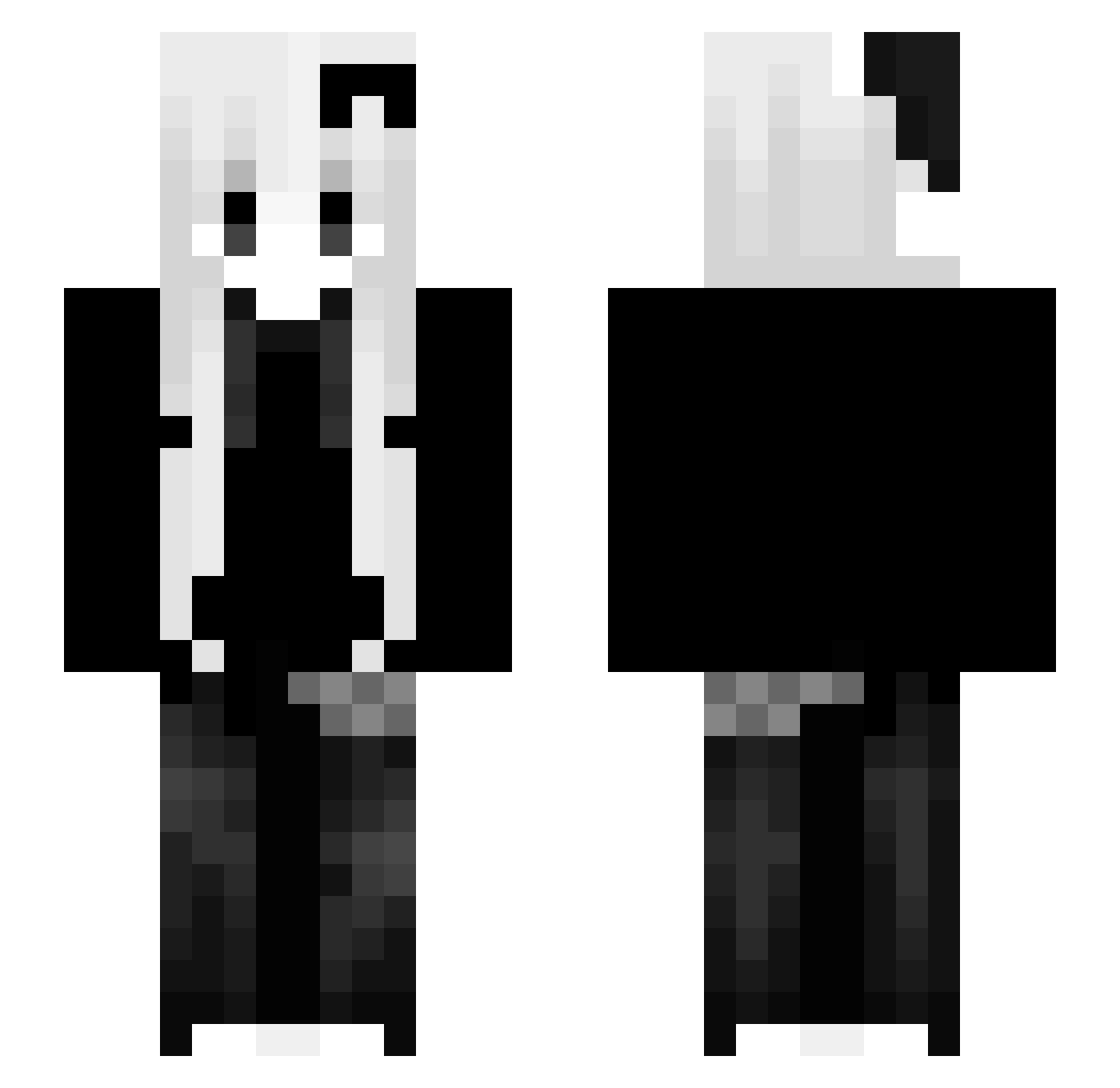 washi212121 Minecraft skin, front and back view