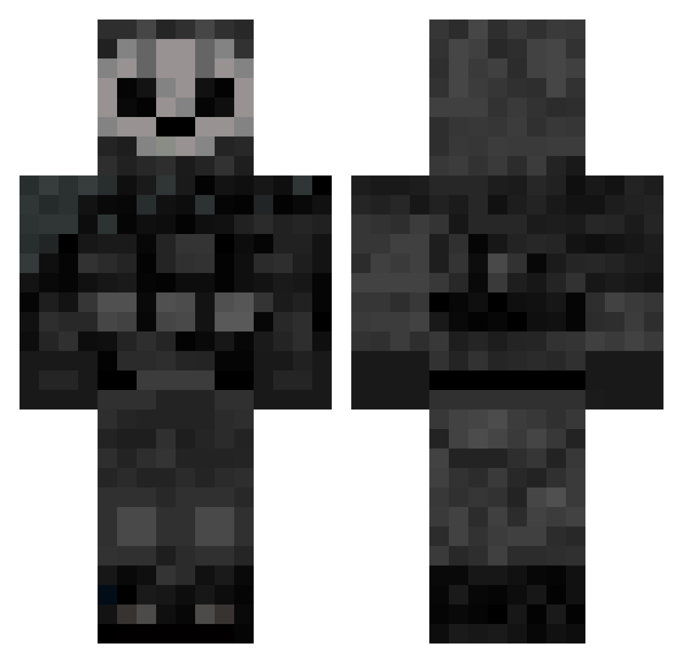 Guldmand2014 Minecraft skin, front and back view